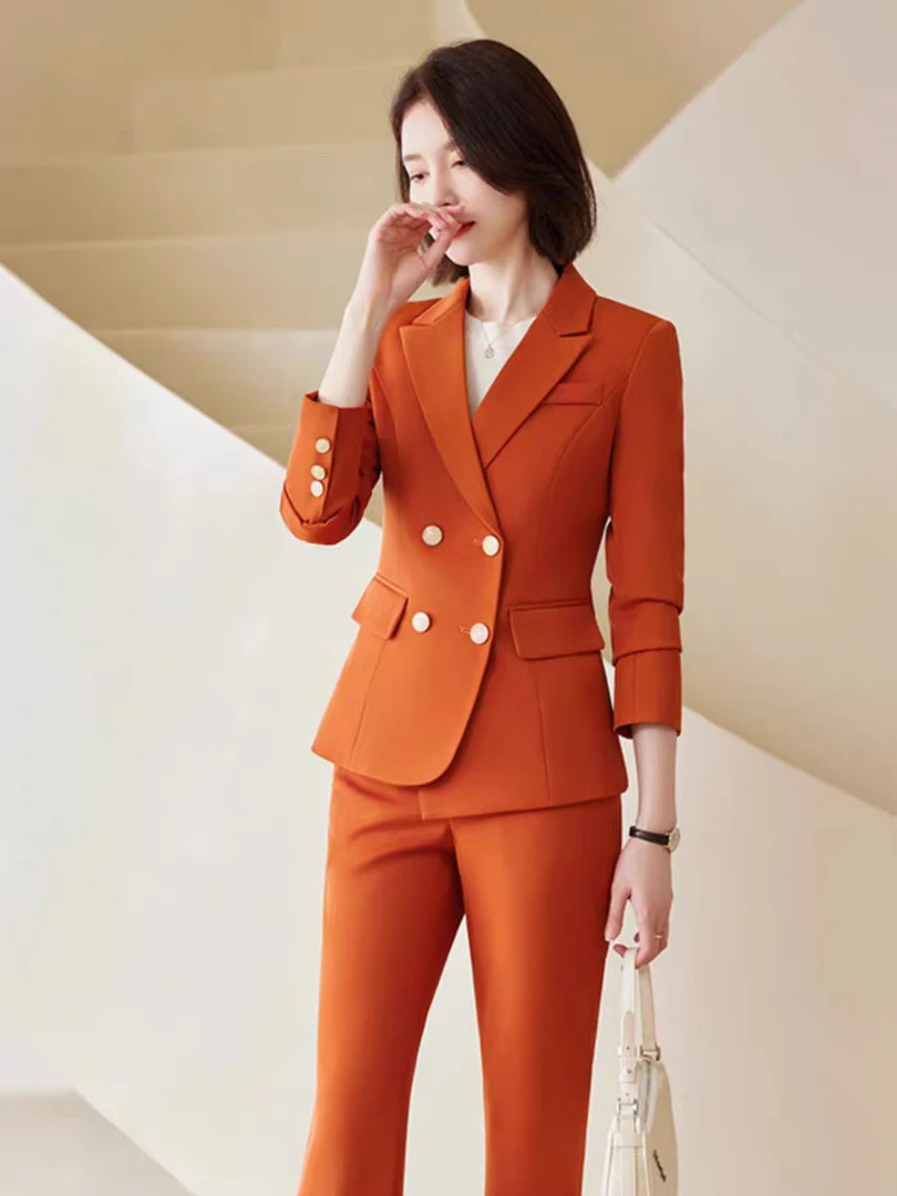 B区831-YJE春秋季时尚气质公务员面试正装套装