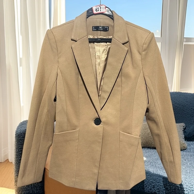 A区897 单品新款高级感气质修身通勤单件西服