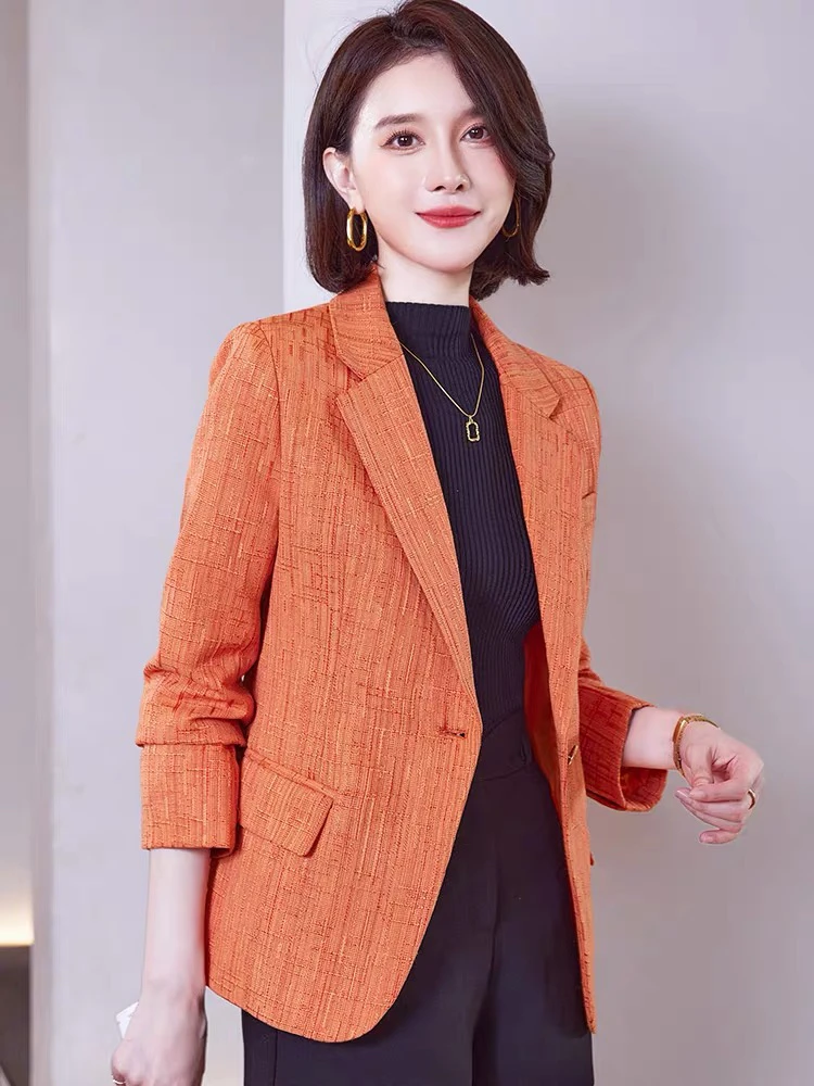 A区1019 新款气质休闲韩版秋冬高级感单件西服