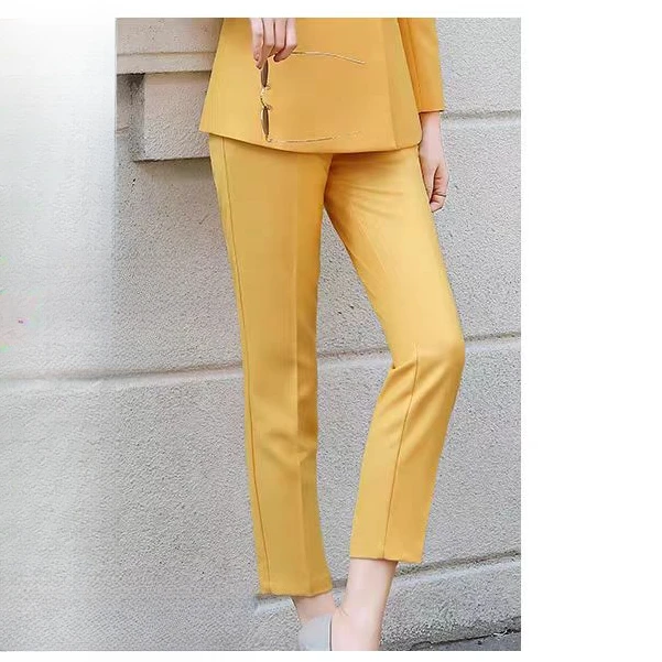 A区B36高端休闲九分裤