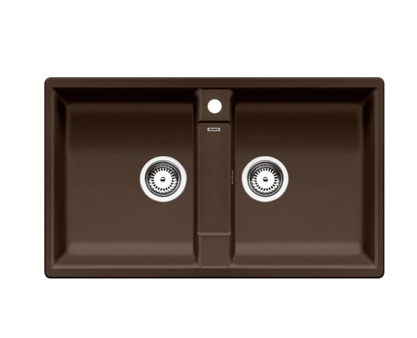德国铂浪高---花岗岩双厨盆，咖啡色