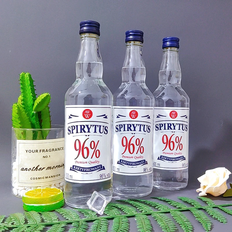 500ml瓶原装进口专用生命之水96度烈性瓶装伏特加洋酒网红同款