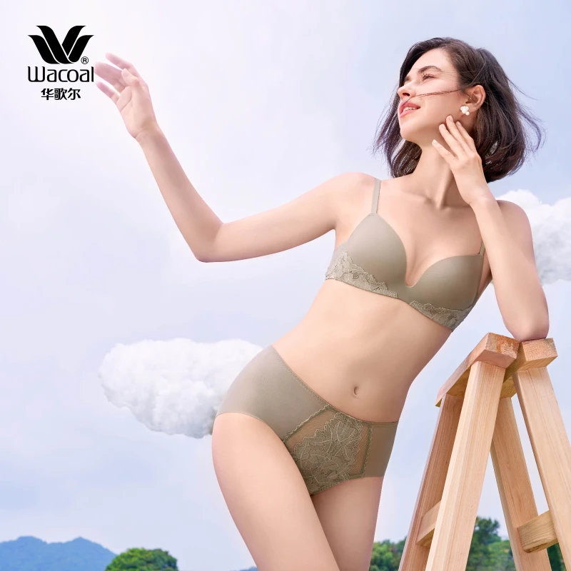 华歌尔无钢圈女士内衣糯糯杯舒适无痕软支撑文胸