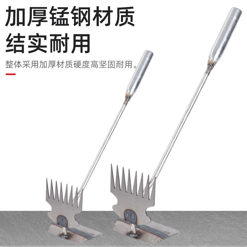 拔草器除草神器锄草多齿工具不锈钢挖野菜连根多功能铲拔草除草