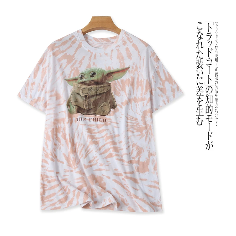 E2301外贸欧美单女士短袖上衣圆领印花潮流时尚休闲T恤