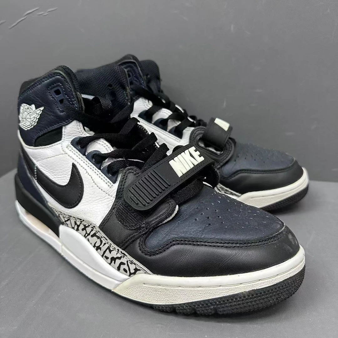 42.5码 Nike 312 高帮 篮球鞋 深海蓝 90新