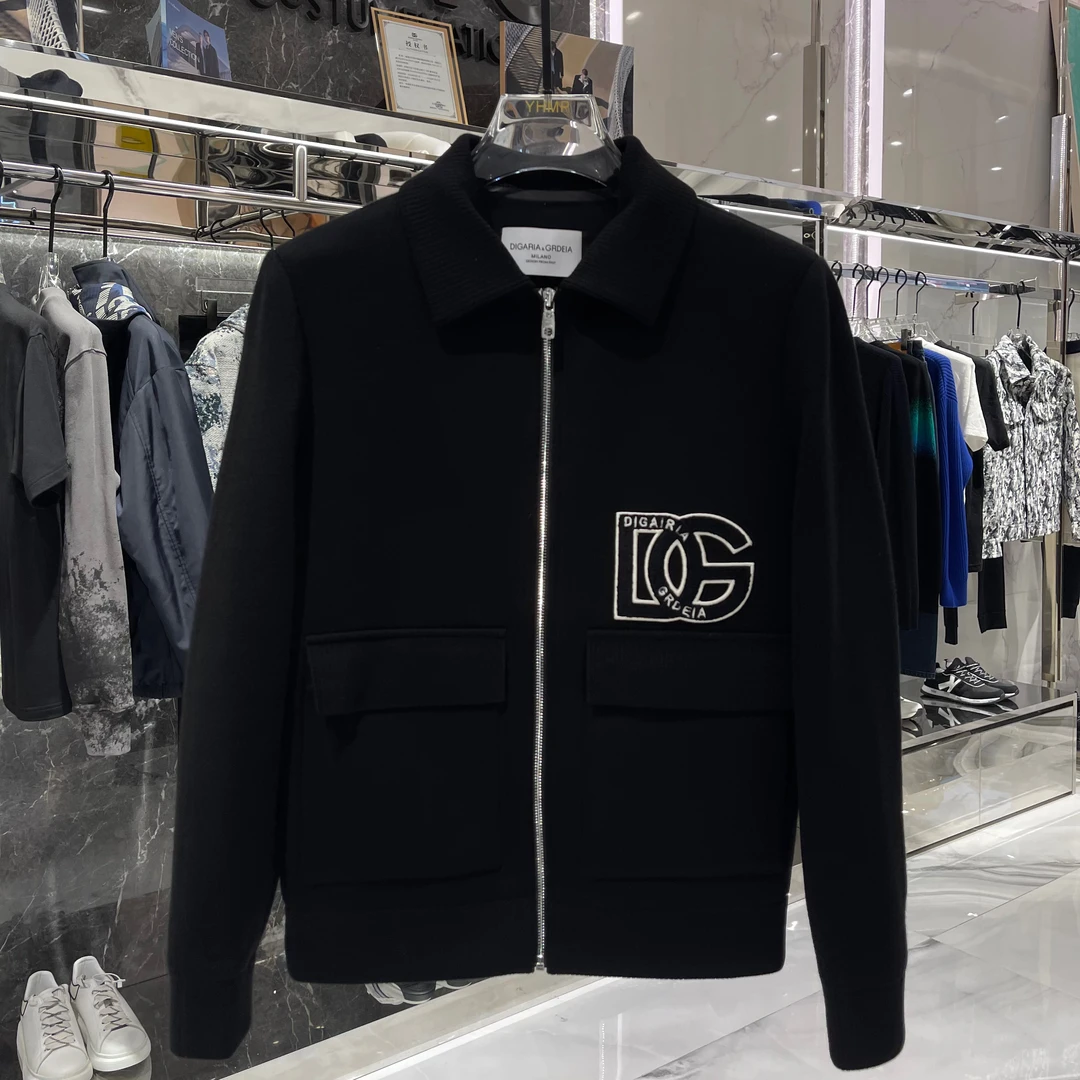 2024DG男士绵羊毛厚外套