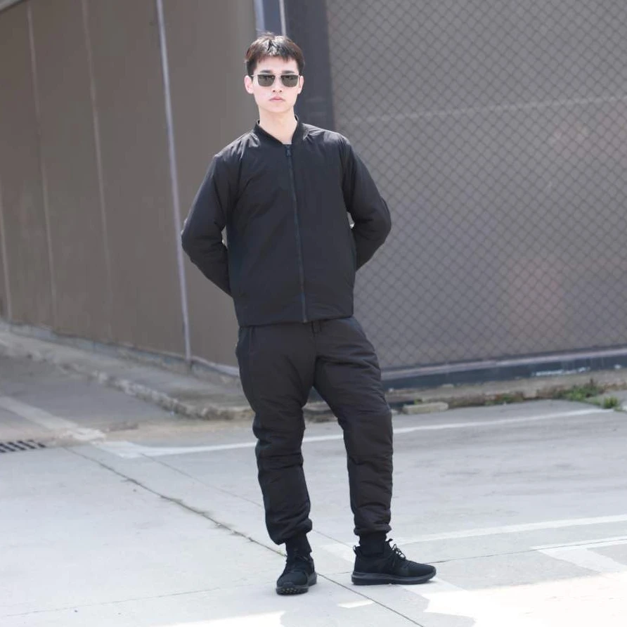 冬季户外训练棉衣裤套装