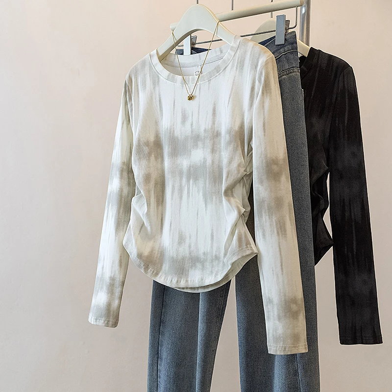 PA洋气打底衫正肩遮肚子大版短袖微胖妹妹大码女装新款显瘦T恤