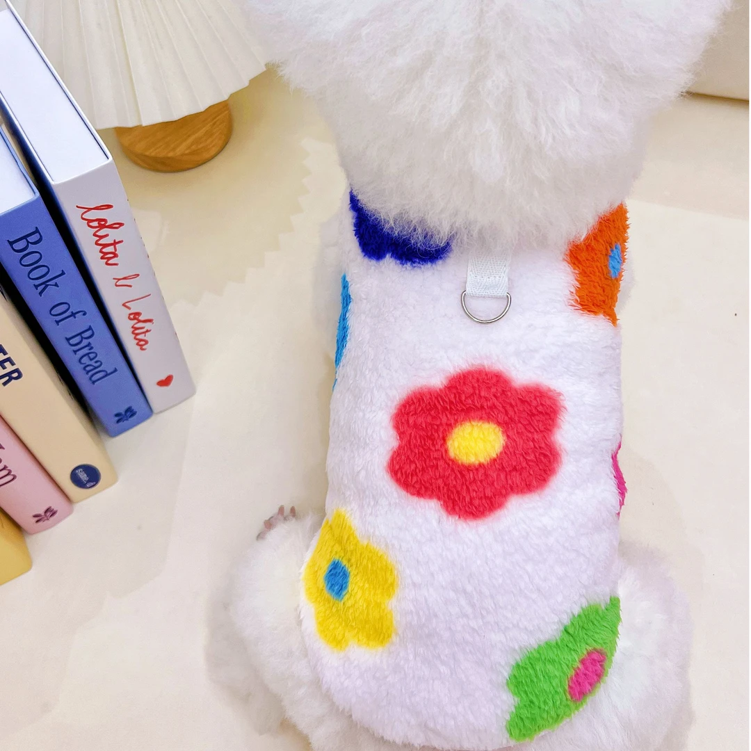 宠物猫咪比熊泰迪柯基金毛小中大型犬狗狗衣服秋冬舒适毛绒保暖衣