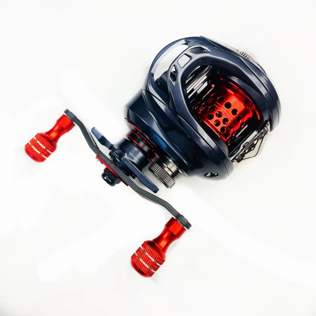 千竹水滴轮上市小巧机身握感舒适碳素摇臂双线杯数比7.2:1轴承数6