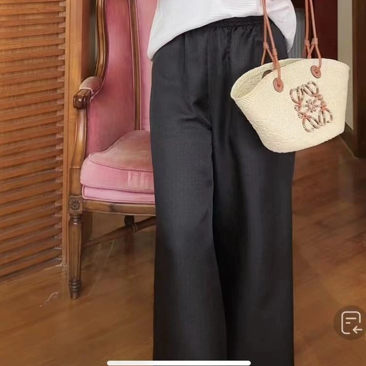 “四季花卉”花线春杭罗国风长裤FF22109