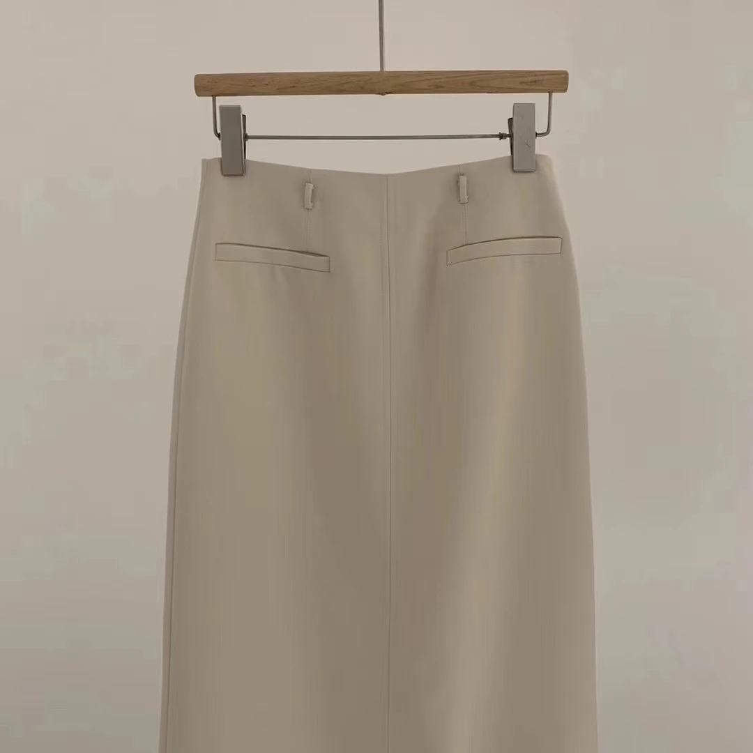 优雅简约多场合半身裙女装半身裙气质高腰时尚休闲百搭半裙显瘦