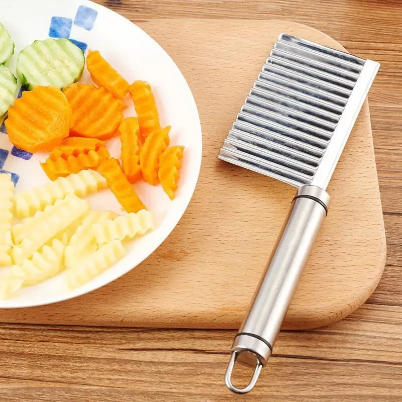 多功能商用切狼牙土豆波浪刀家用加厚切丝波纹便携薯条切花神器