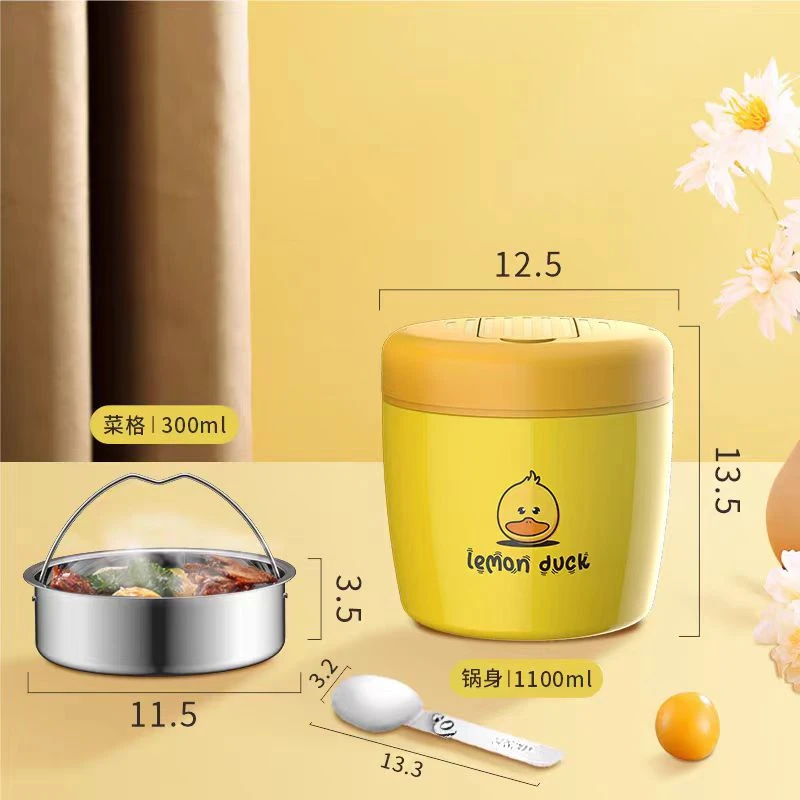 FATTY食膳提手保温饭盒学生上班族旅行户外便携不锈钢保温效果好