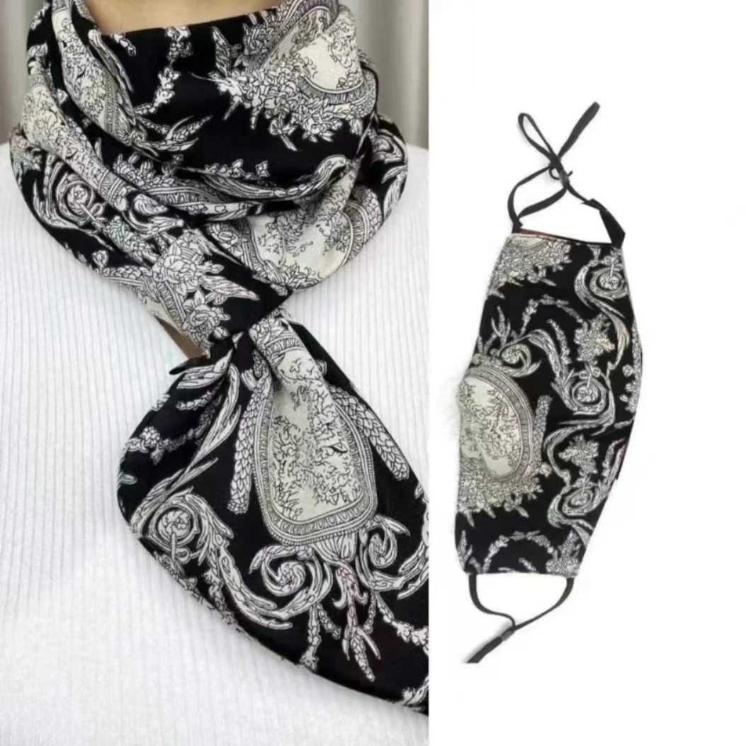 【护颈长巾套装】围脖女秋冬脖套韩版百搭保暖假领子套装围巾长巾