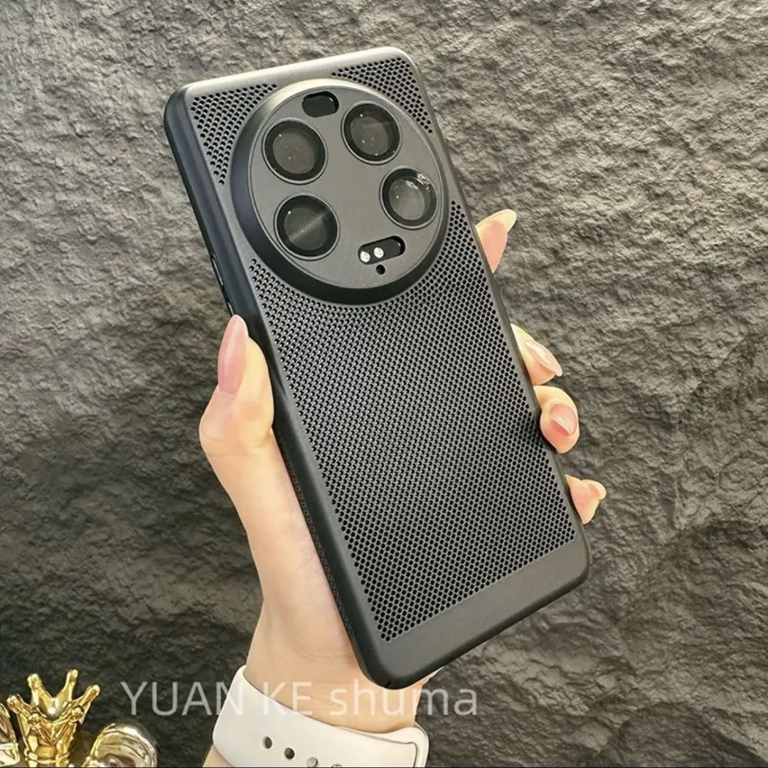 网格散热小米13ultra镂空手机壳透气蜂窝超薄Xiaomi12夏季防摔12s