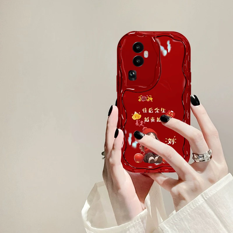 OPPO Reno10Pro往后余生手机壳姓氏定制奶油硅胶全包软壳防摔女款