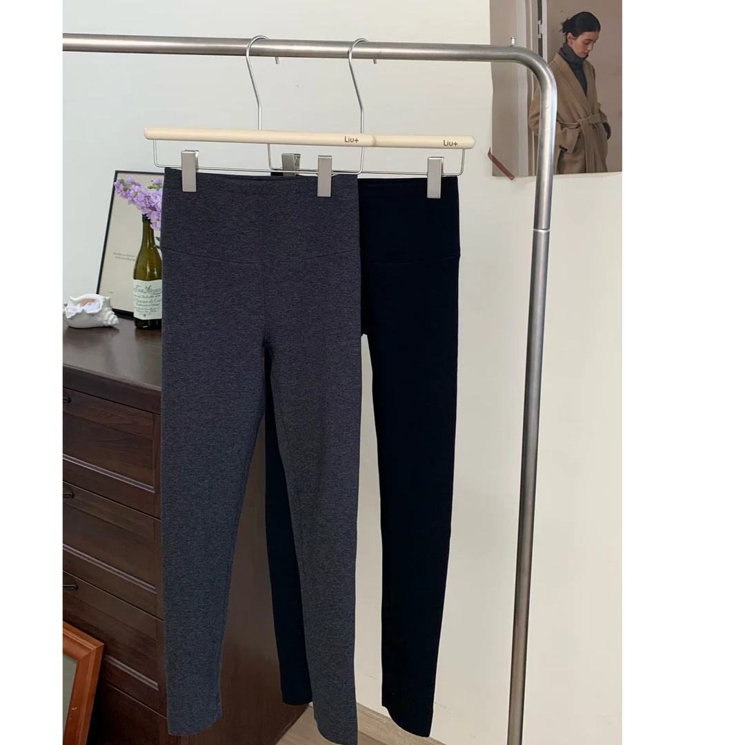 【六港真人】LIUU  特厚磨毛打底裤