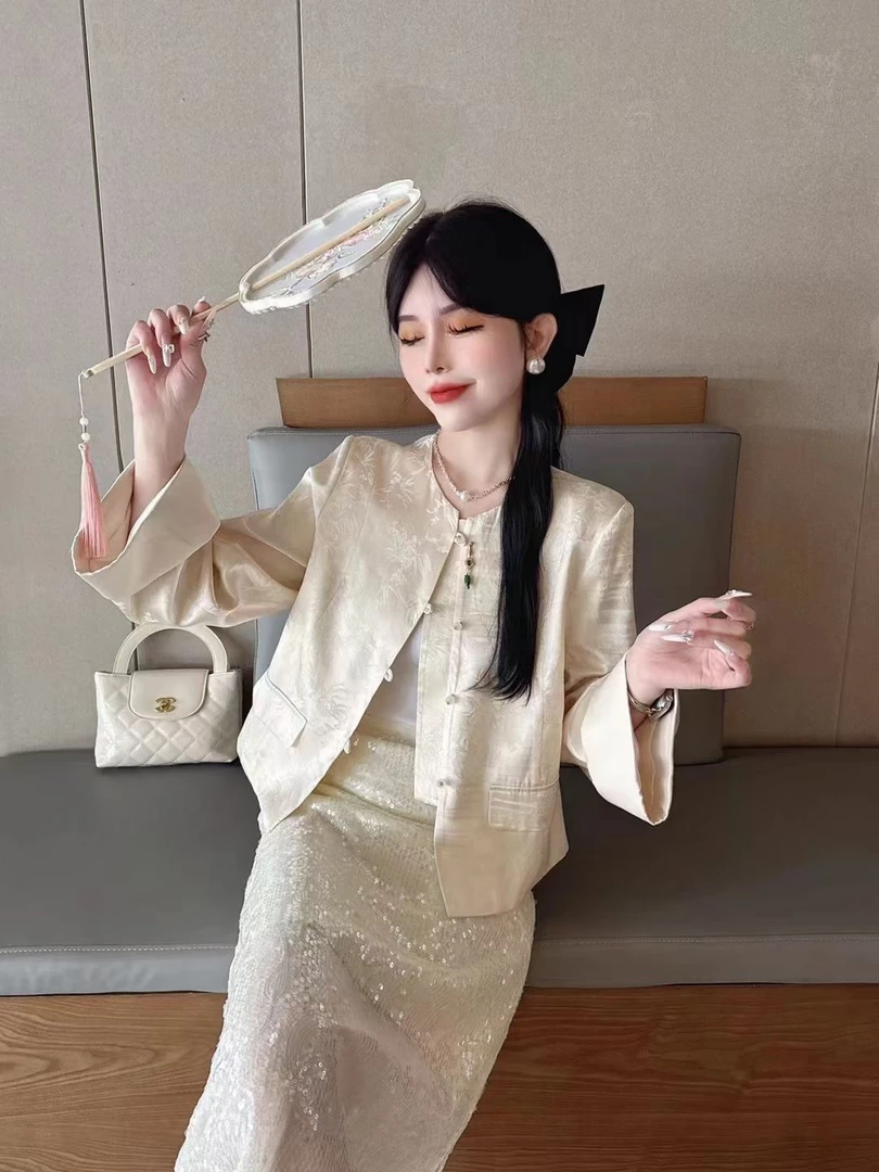 国风印花百搭时尚外套