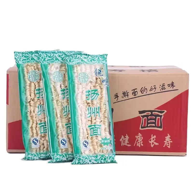 锐鸣锐明扬州面非油炸方便面宽条袋装128g袋商用家用均可劲道耐煮