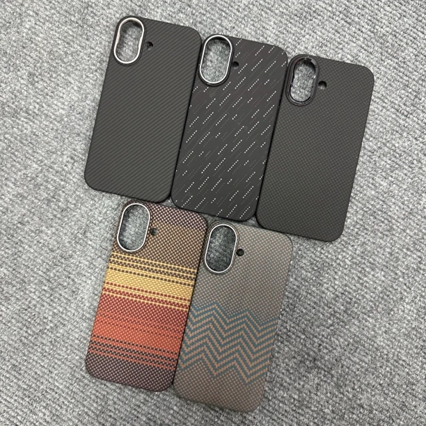 苹果16凯夫拉手机壳轻薄编织磁吸碳纤维保护套全新微瑕品