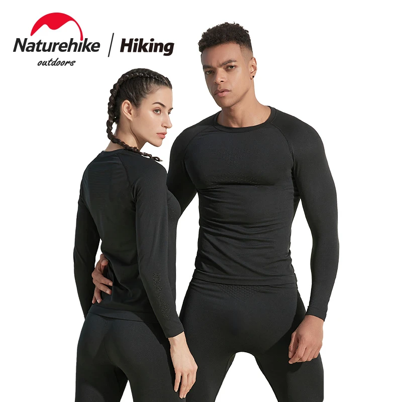 Naturehike挪客运动速干保暖内衣户外露营抗菌登山排汗内衣裤套装