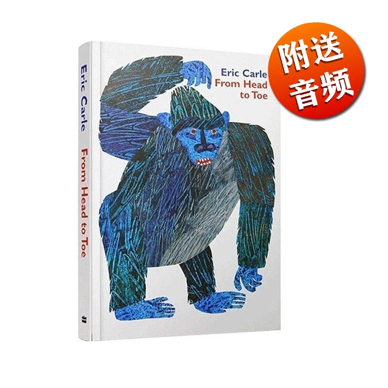 进口英文原版绘本 from head to toe 从头到脚 儿童英语启蒙绘本