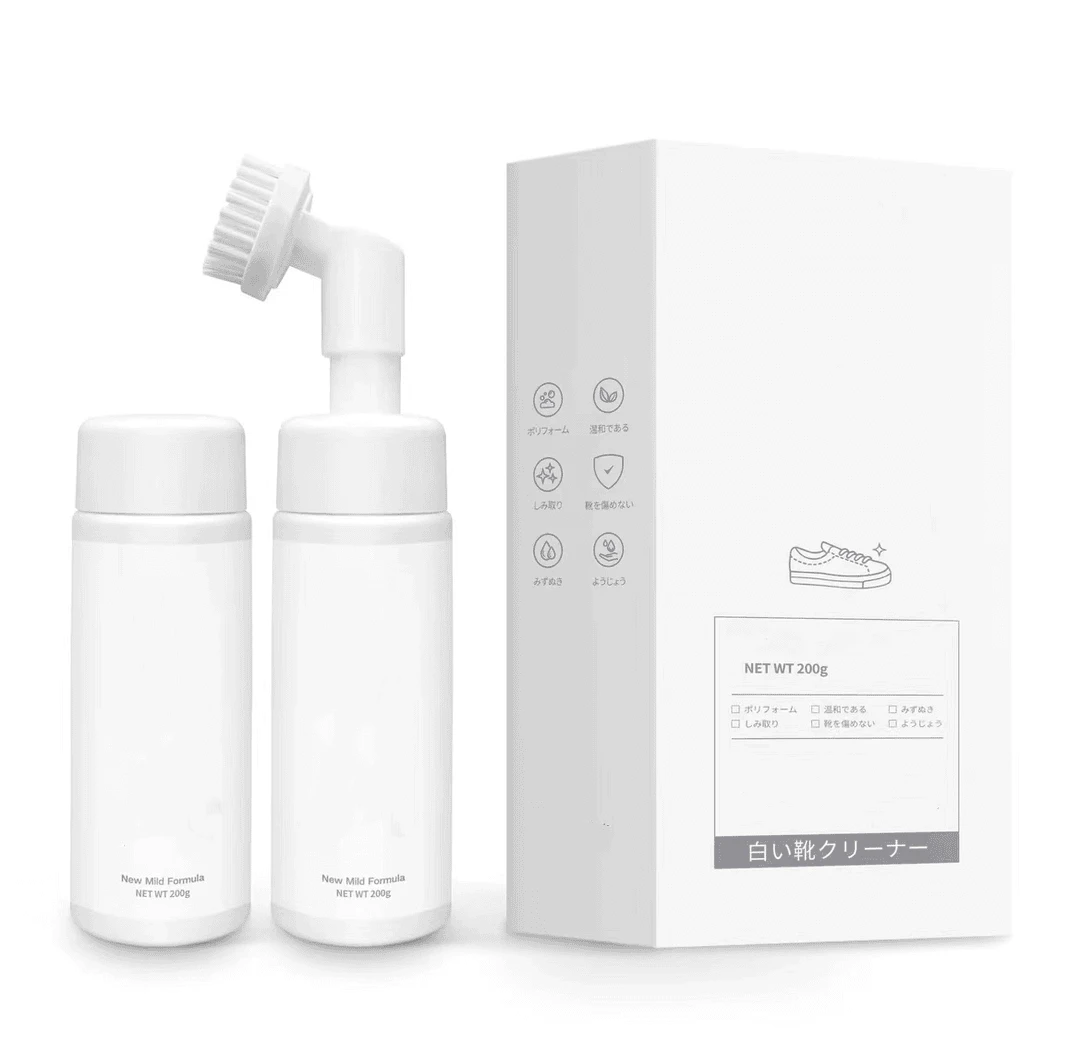 DIL小白鞋免水洗清洗剂泡沫