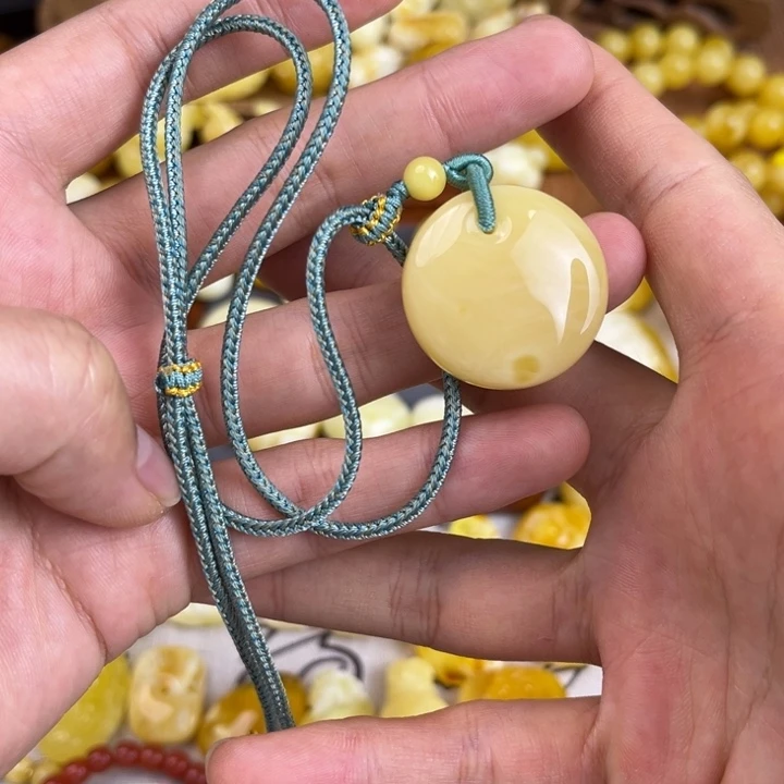 琥珀手链未镶嵌蜜蜡公主扣