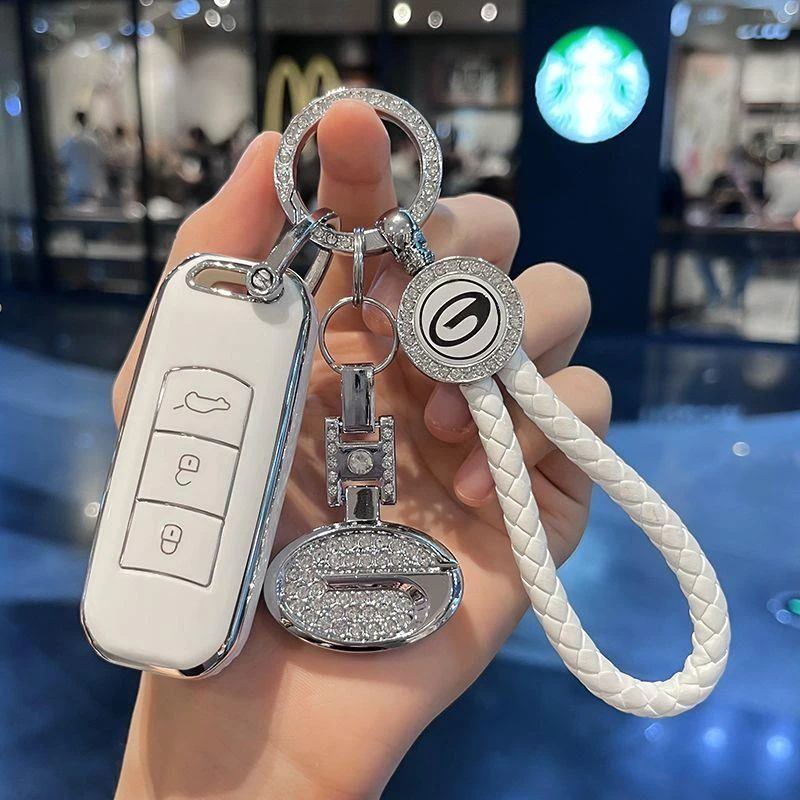 适用广汽传祺钥匙包GS4汽车钥匙套gs5专用gs3传奇ga4壳ga6扣男女