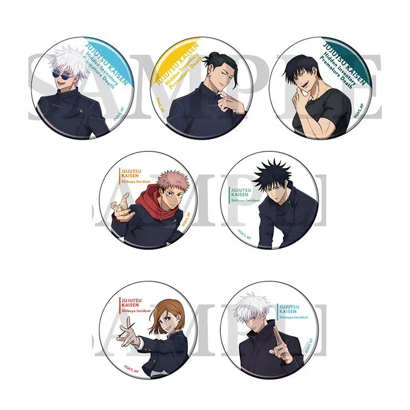 【日谷】咒术回战MAPPA tsutaya联动 怀玉玉折 涉谷事变 吧唧徽章