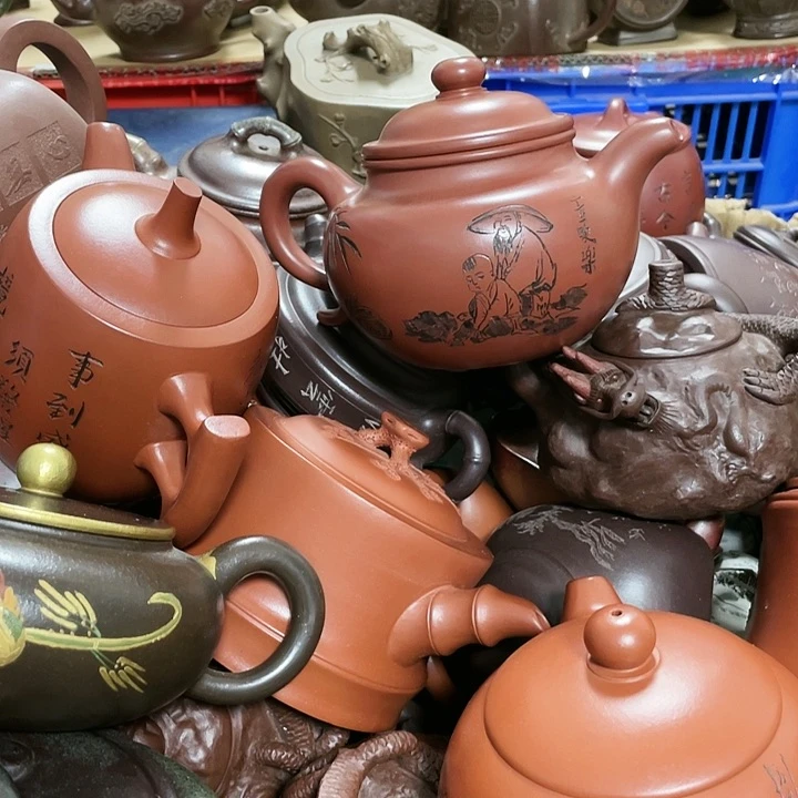 紫砂茶壶原矿手工制作