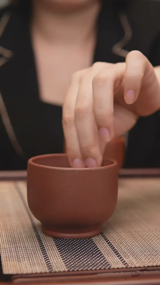 【闪购商品】紫砂茶杯底槽清杯子高温