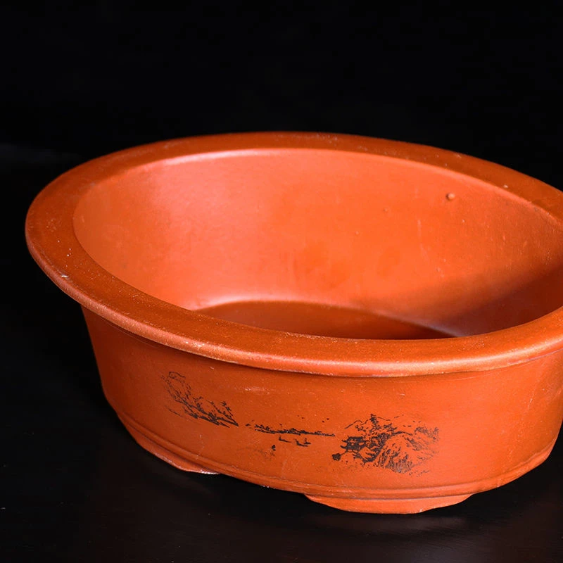 紫砂长方形花盆大口径40以上阳台种菜盆小叶紫檀陶瓷花盆