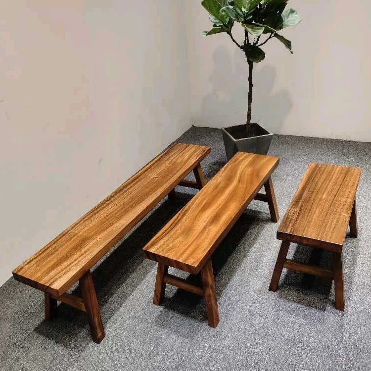 胡桃木条凳【众木空间】高45宽30