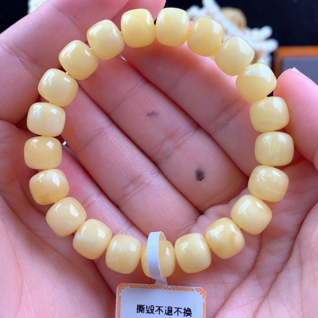 琥珀裸石未镶嵌蜜蜡10.1mm