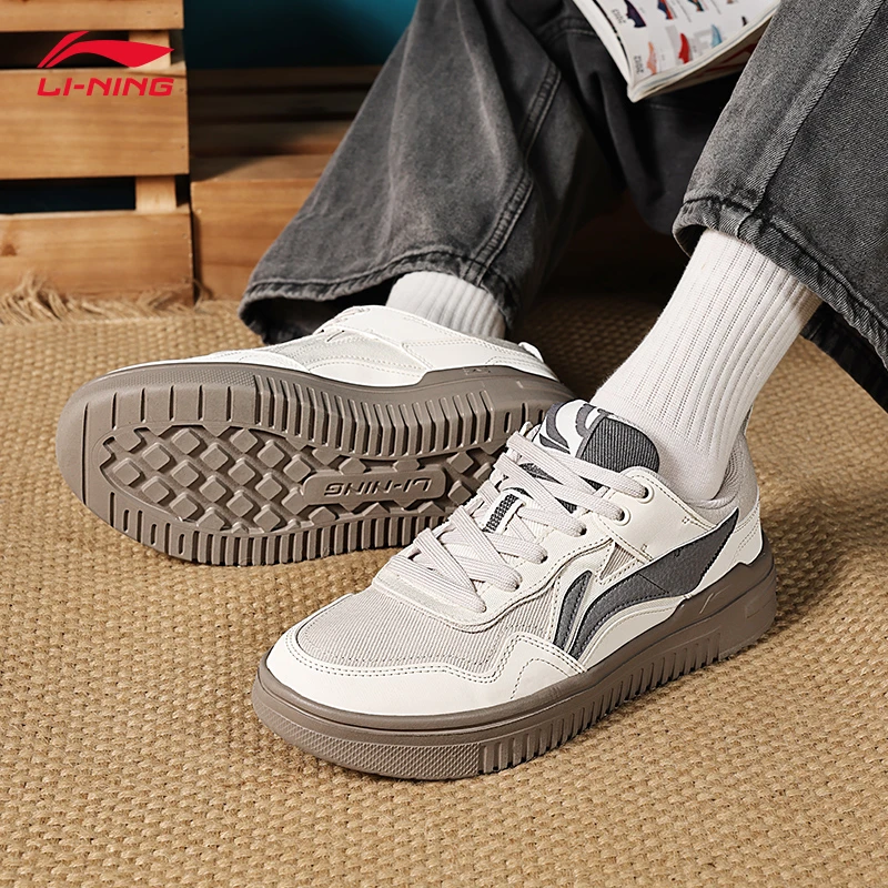 李宁青云板鞋男款鞋子2025春季新款时尚百搭运动复古低帮休闲鞋男