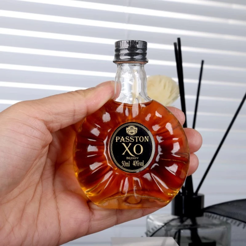 迷你小样派斯顿XO珍藏白兰地小酒版50ml玻璃瓶便利店调酒品鉴摆件