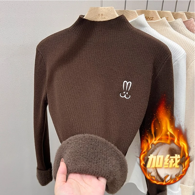 5037加绒加厚百搭显瘦气质时尚显瘦针织宽松针织开衫毛衣秋冬