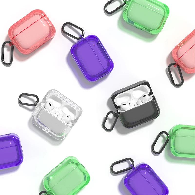 猿气【果冻系列】适用AirPods Pro2代耳机保护套创意便携苹果运动