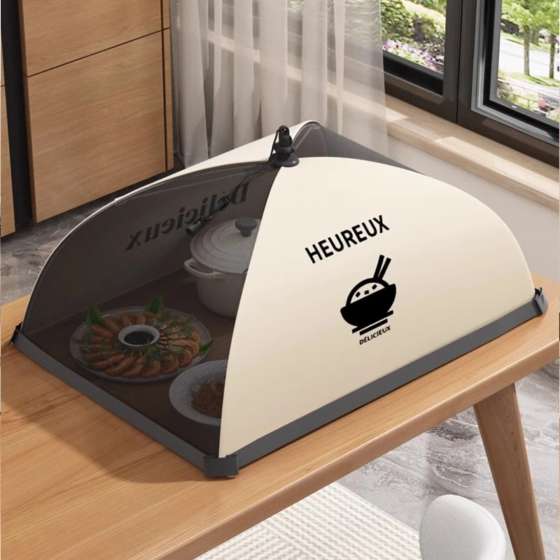 优勤饭菜罩子菜罩可折叠防苍蝇网罩创意遮剩饭剩菜食物餐桌盖菜罩