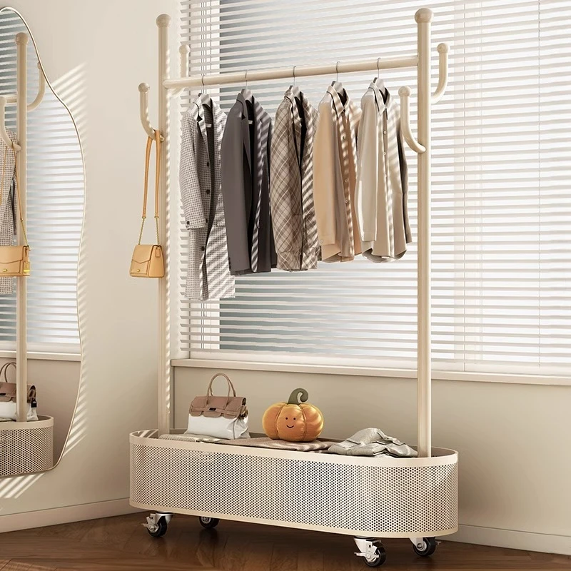 优勤挂衣架落地卧室内家用晾衣架子房间主卧床边放衣服简易衣帽架