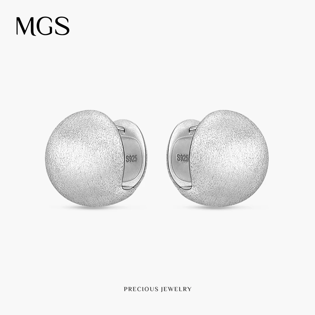 MGS/曼古银 925银耳饰 MGSS925银简约耳环约8gM0322240000