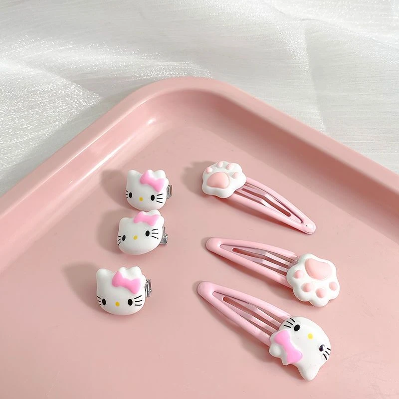 秀藏可爱卡通hellokitty发夹学生少女儿童甜美BB夹子顶夹边夹发夹