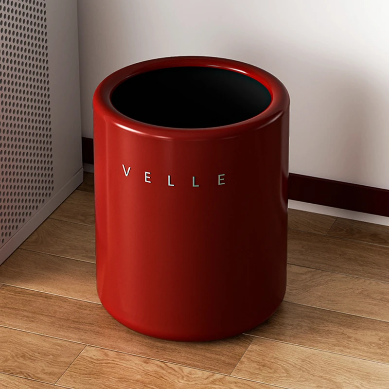 垃圾桶家用新款高颜值客厅卧室厨房卫生间大号大容量双层纸篓