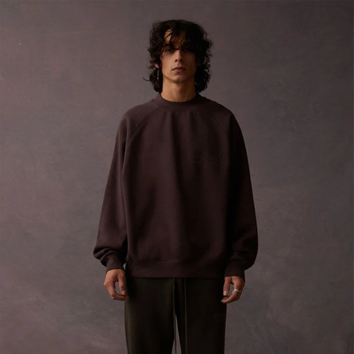 23年春新款ESSENTIALS FEAR OF GOD Drop 2 圆领套头卫衣男