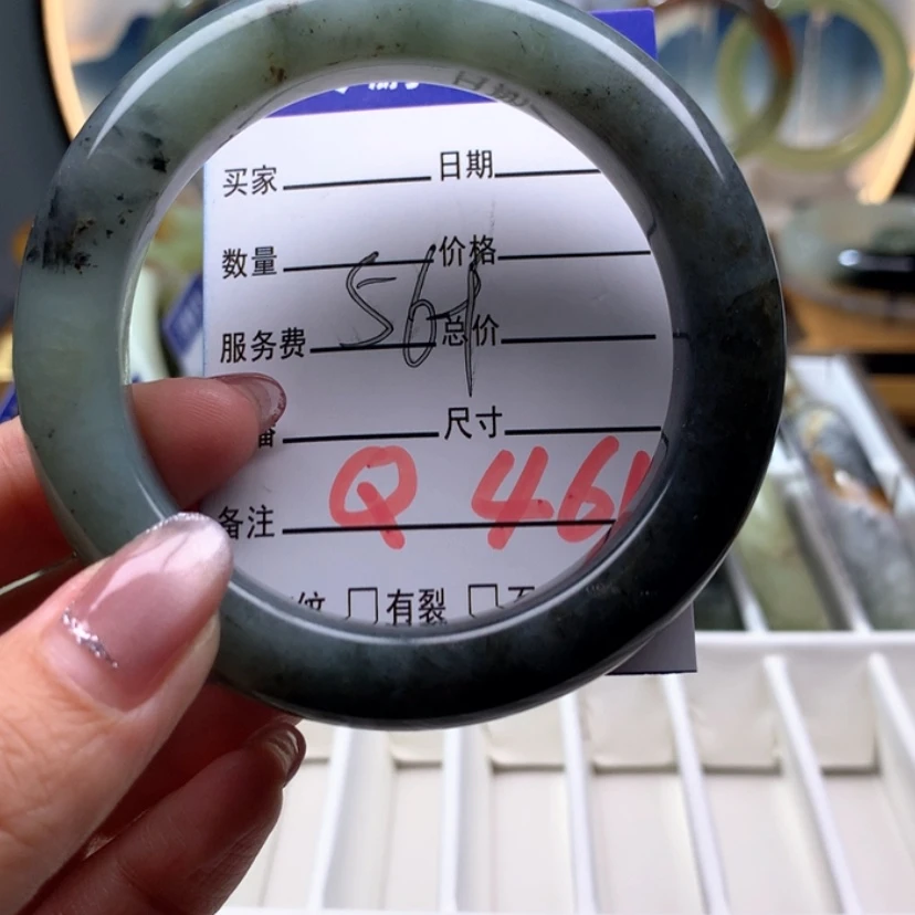 【闪购商品】蛇纹石玉手镯未镶嵌