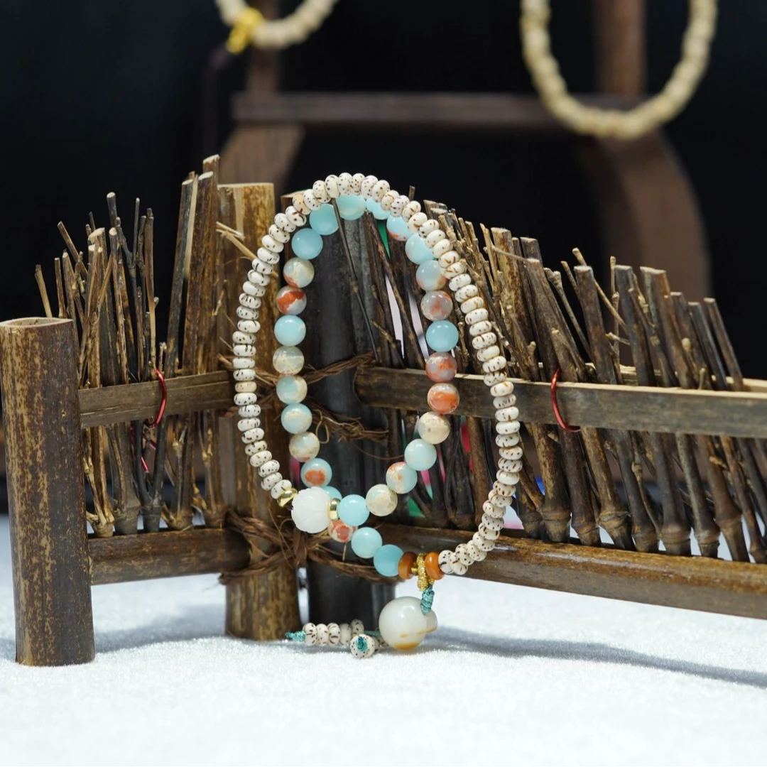 寿山石星月菩提手持