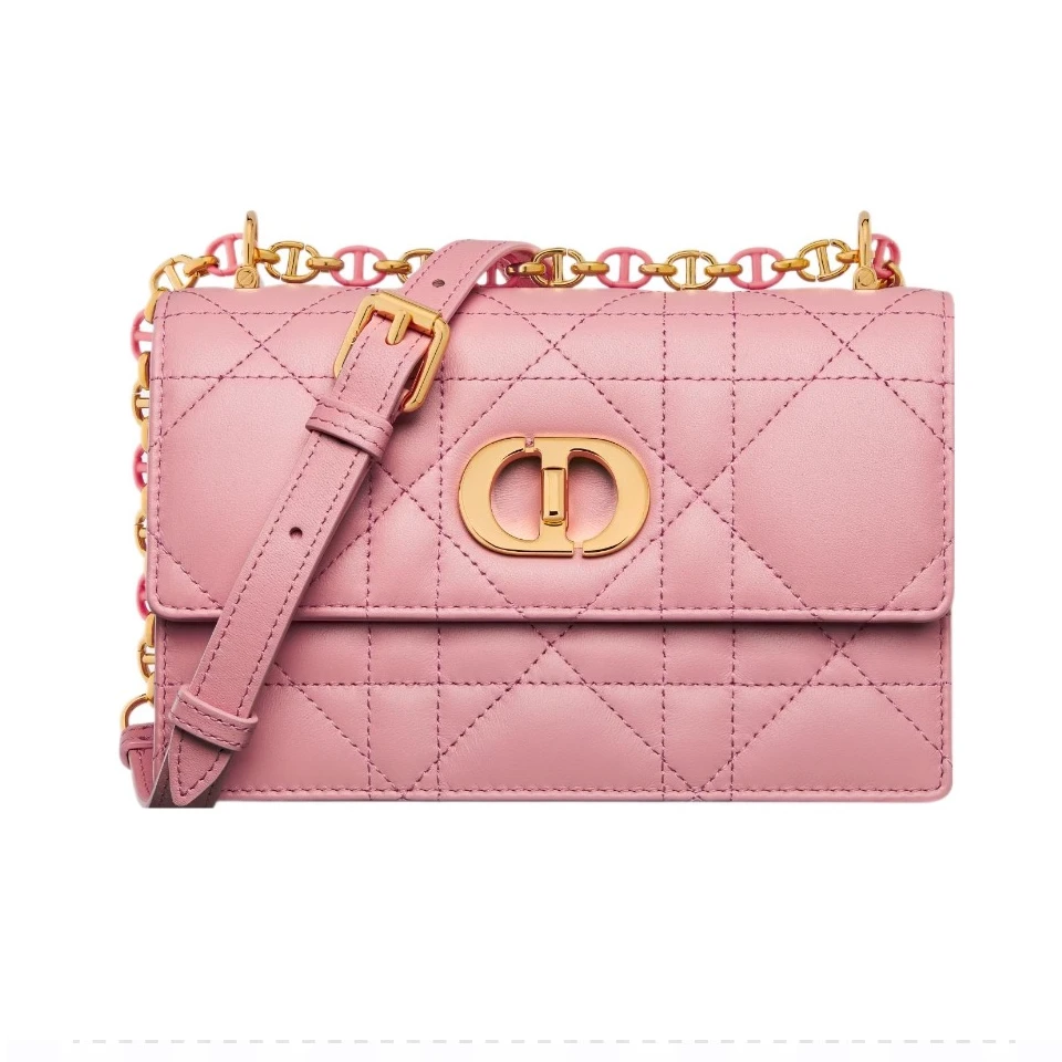 99新 DIOR/迪奥 Dior新款misscaro粉色气质包/99新/DC